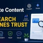 How to Create Content that AI Search Engines Trust