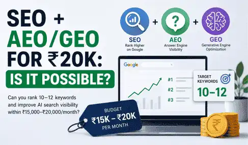 A Client Wants 12 Keywords + AEO/GEO for ₹20K. Is It Actually Possible?