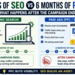 6 Months of SEO vs 6 Months of Paid Ads: What Happens After the Campaign Ends?